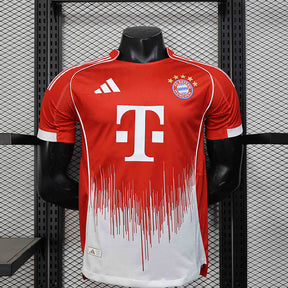 Camisa Bayern de Munique Home 25/26 Jogador Masculina- Vermelho