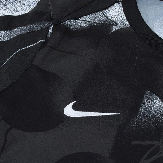 Camisa Corinthians Pré Jogo 25/26 Nike Masculina - Preto+Branco