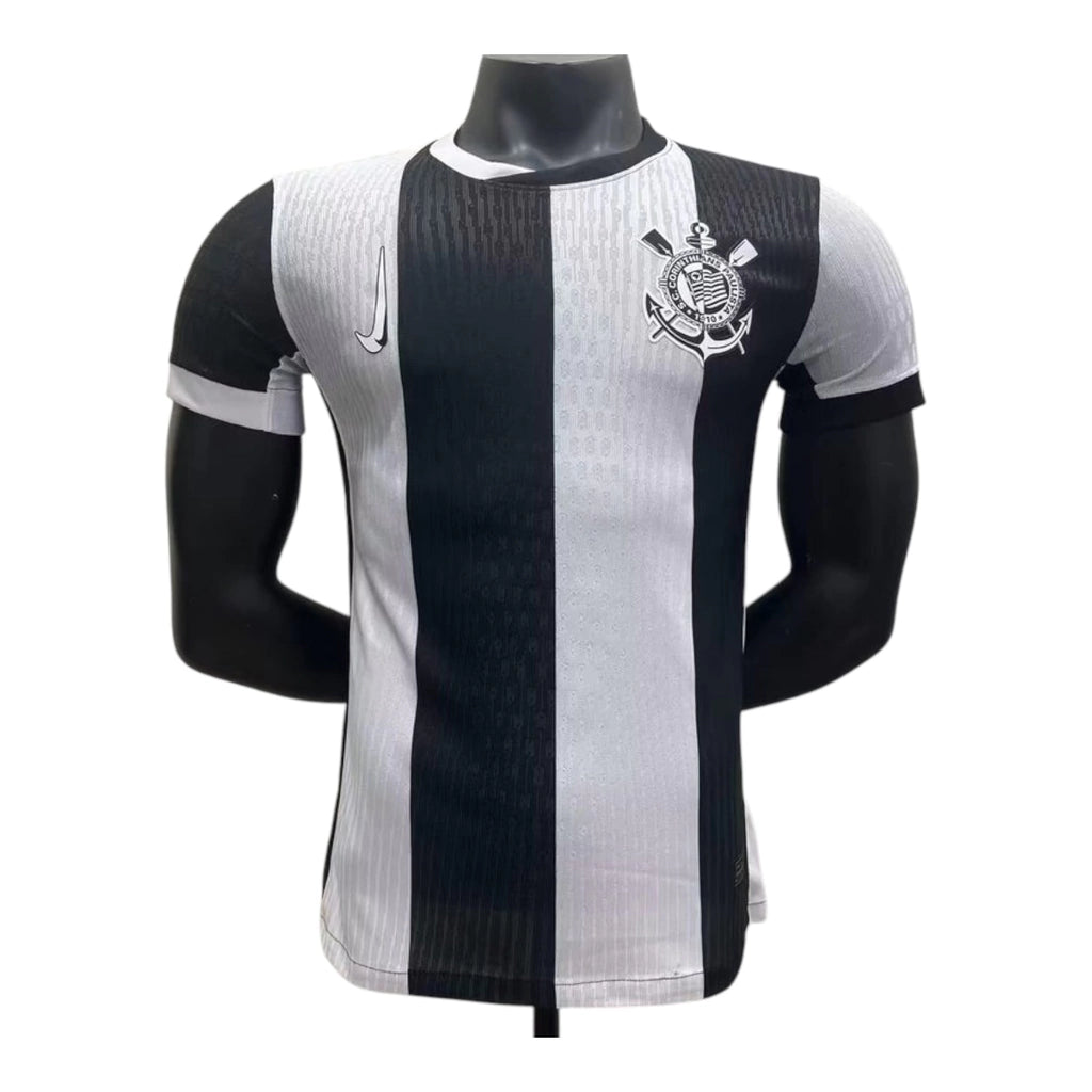 Camisa Corinthians III 24/25 s/n° Jogador Nike Masculina - Branco+Preto