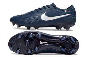 Chuteira Nike Tiempo Legend X Elite LUXE FG - Azul Escuro