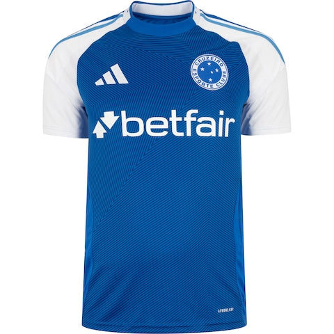 Camisa Cruzeiro l 25/26 S/n torcedor Adidas Masculina - Azul