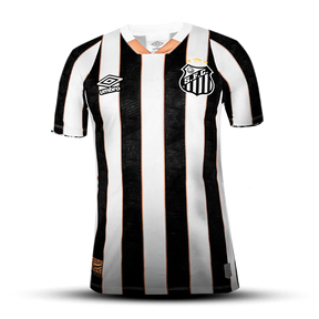 Camisa do Peixe Away 2024/25 Torcedor - Personalizada [Neymar 10] Masculina - Preto e branco