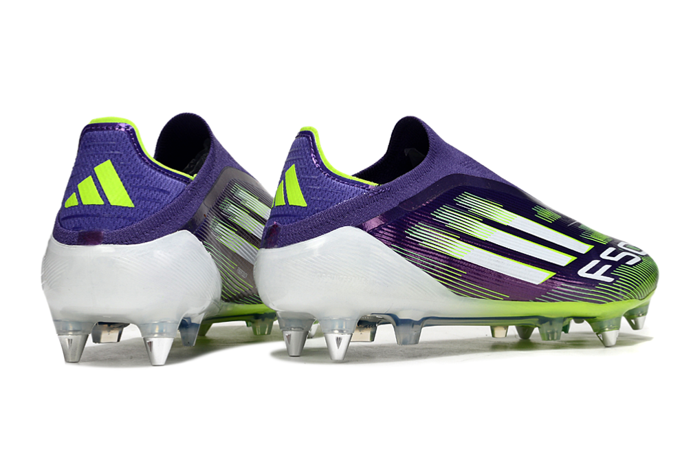 Chuteira adidas F50 Elite Laceless SG - Travas Mista - Roxo