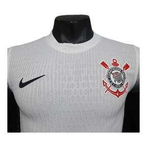 Camisa Corinthians I 24/25 s/n° Jogador Nike Masculina - Branco+Preto