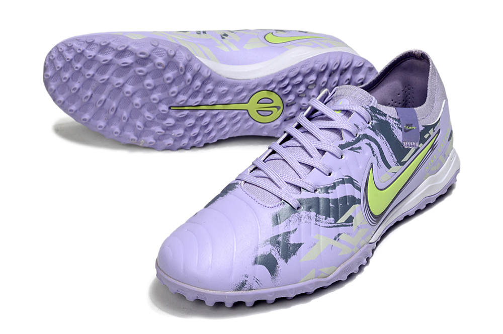Chuteira Nike Tiempo 10 Pro Society Roxo "United Pack"