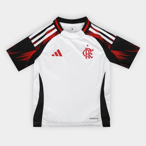 Kit Flamengo Infantil II 25/26 s/n Torcedor Adidas - Branco
