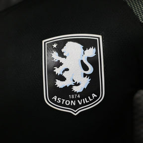 Camisa Aston Villa 2025/26 s/n Jogador Masculina - Preta