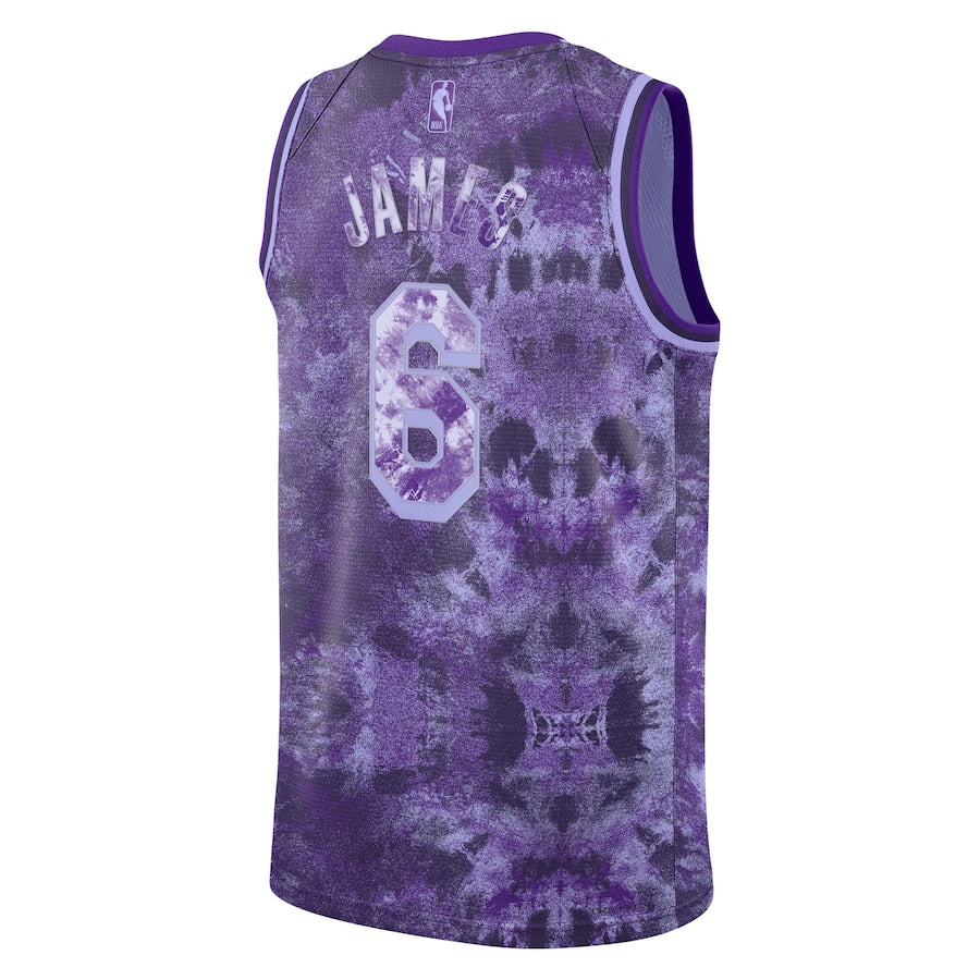 Regata NBA Los Angeles Lakers LeBron James Nike Purple Select Séries Swingmam - Masculina