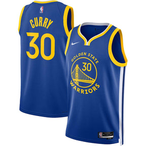 Regata NBA  Golden State Warriors Stephen Curry Nike Royal - Icon Edition - Masculina